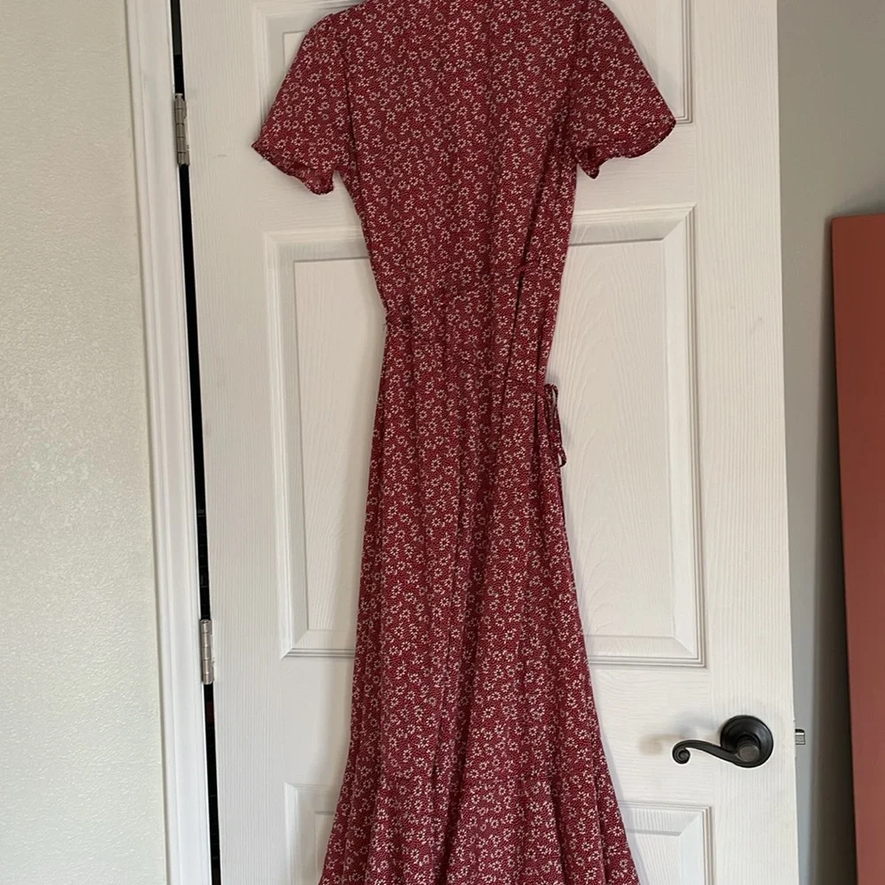 PrettyGarden Floral Wrap Dress π» - Picture 11 of 11
